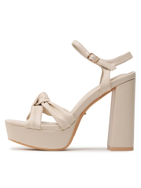 DeeZee DeeZee Sandály F20074-21 Écru
