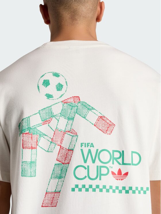 adidas adidas Koszulka techniczna FIFA World Cup 26™ Ciao Mascot Biały Regular Fit