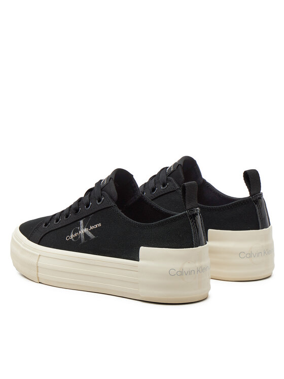 Calvin Klein Jeans Calvin Klein Jeans Kedai Bold Vulc Flatf Low Lace Mix Mtl YW0YW01465 Juoda