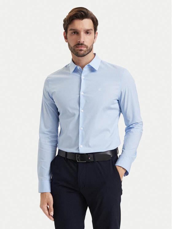 Calvin Klein Calvin Klein Hemd LV040BM108 Blau Regular Fit