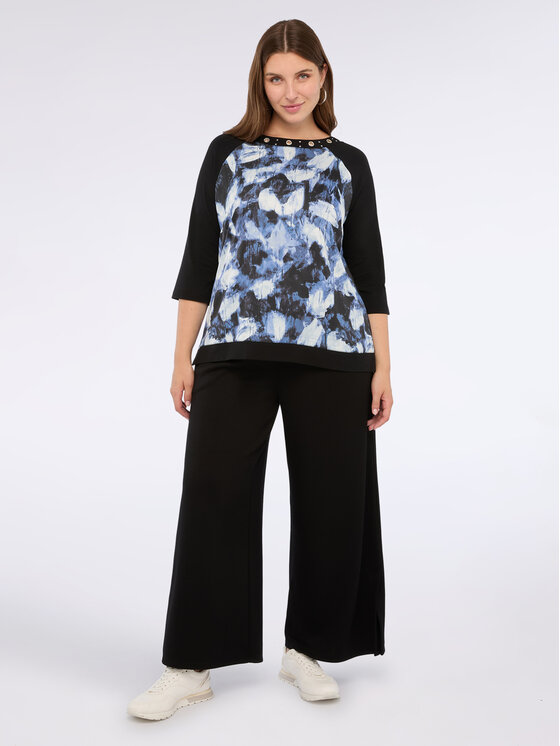 Fiorella Rubino Fiorella Rubino T-shirt G080L008676N0Z3 Nero Regular Fit