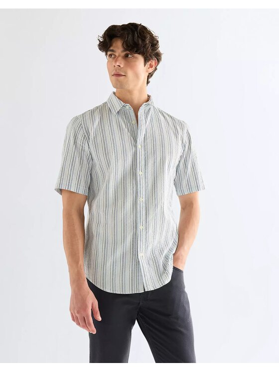 Wrangler Wrangler Koszula SS SHIRT Niebieski Regular Fit