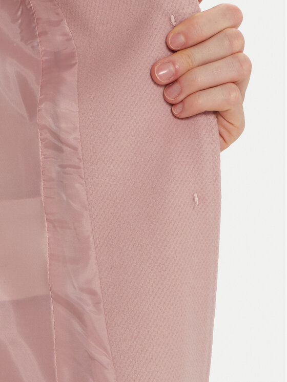 Maryley Maryley Παλτό μεταβατικό 24IB808/14CM Ροζ Regular Fit