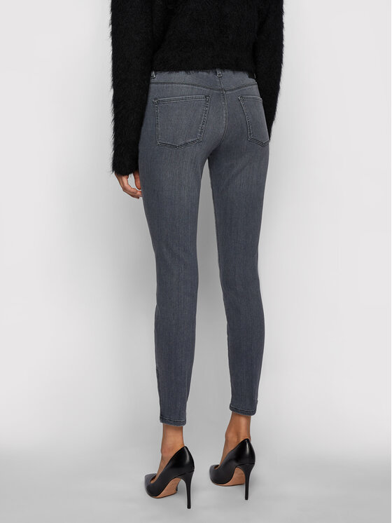 BOSS Boss Jeans hlače Crop 2.0 Street 50441191 Siva Skinny Fit