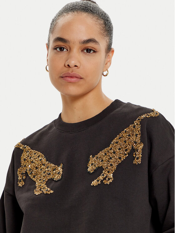 Lola Casademunt by Maite Lola Casademunt by Maite Majica dugih rukava MF2411017 Crna Regular Fit