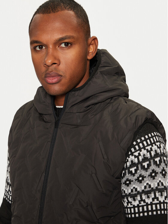 Brave Soul Brave Soul Жилетка за костюм MJK-INFERNO Сив Regular Fit
