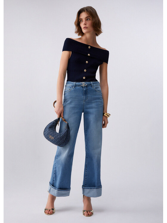 Liu Jo Liu Jo Jeans UA6161D026478986 Celeste Regular Fit