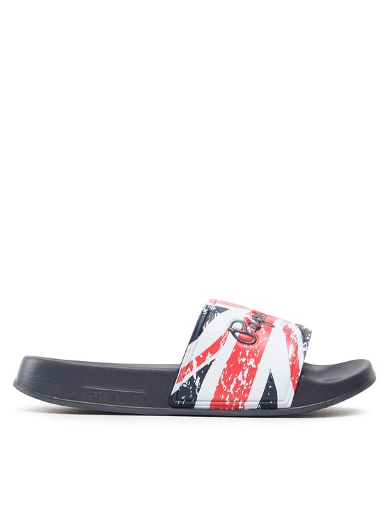 Pepe Jeans Šľapky Slider Jack B PBS70053 Tmavomodrá