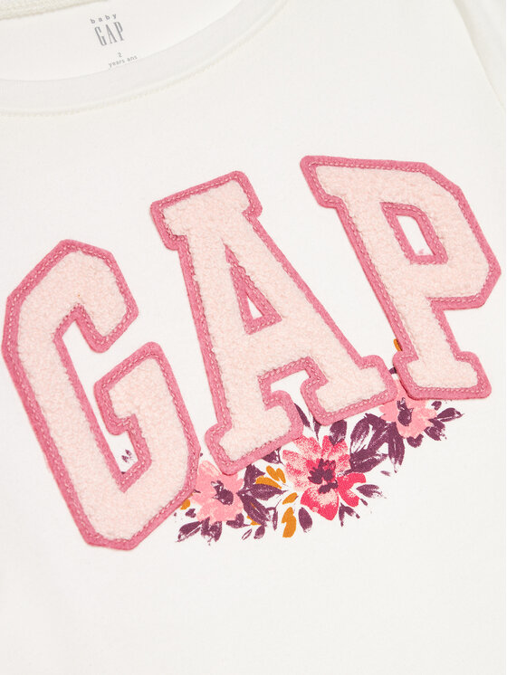 Gap Gap Μπλουζάκι 794152-00 Λευκό Regular Fit