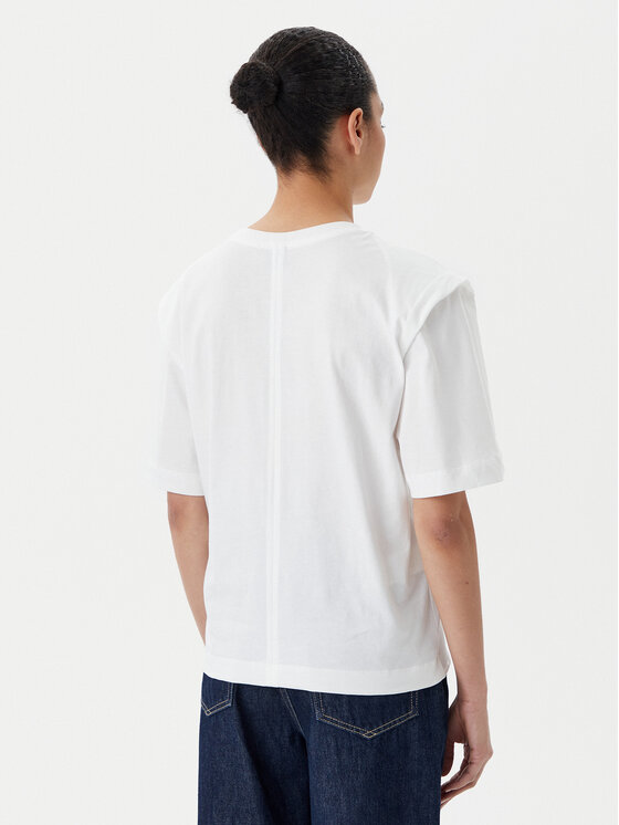 PINKO PINKO T-Shirt Tuca 105015 A2ID Bílá Regular Fit