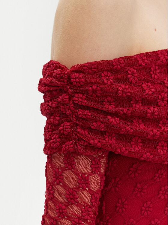 BARDOT BARDOT Abendkleid 59776DB Rot Regular Fit