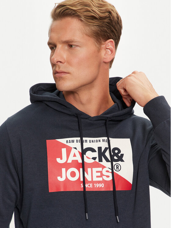 Jack & Jones Jack & Jones Bluza Nolan 12256849 Granatowy Standard Fit