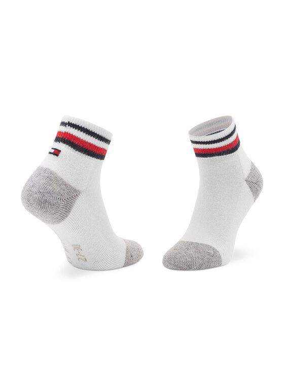Tommy Hilfiger Tommy Hilfiger Hosszú zoknik 100001501 Fehér