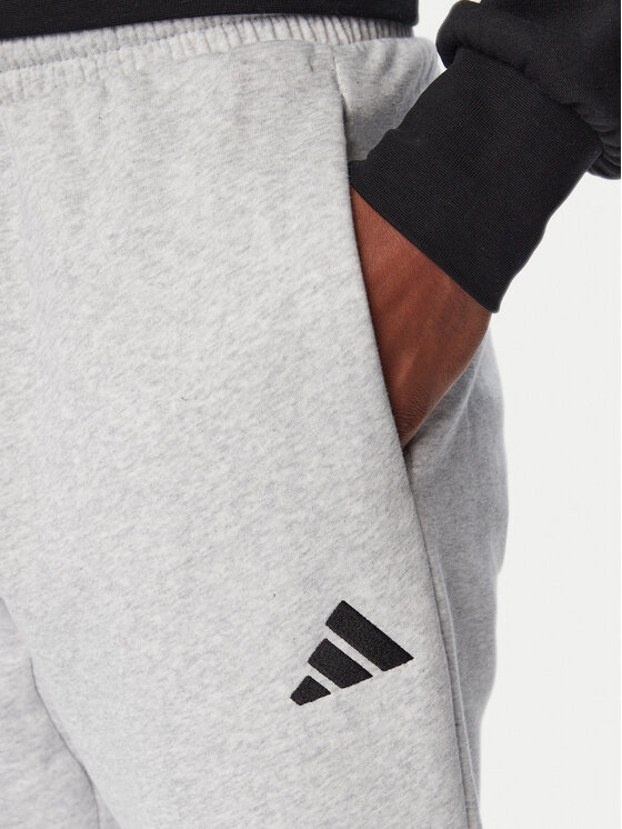 adidas adidas Sportinės kelnės Essentials Feelcozy Fleece JE3819 Šviesiai pilka Regular Fit