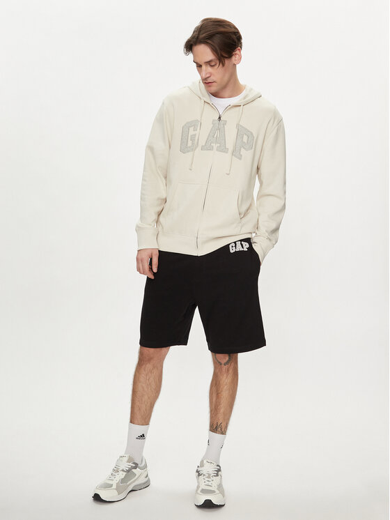 Gap Gap Αθλητικό σορτς 787059-03 Μαύρο Regular Fit