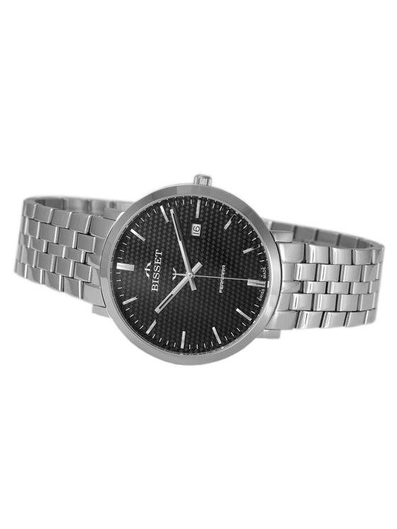 Bisset Bisset Zegarek BSDE86SIBX05BX Srebrny