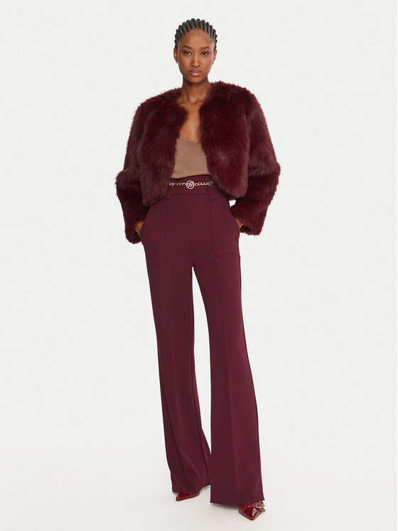 Rinascimento Rinascimento Шуба CFC0125075003 Бордовий Regular Fit