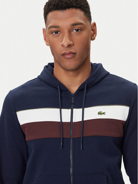 Lacoste Lacoste Pulóver SH5913 Sötétkék Regular Fit