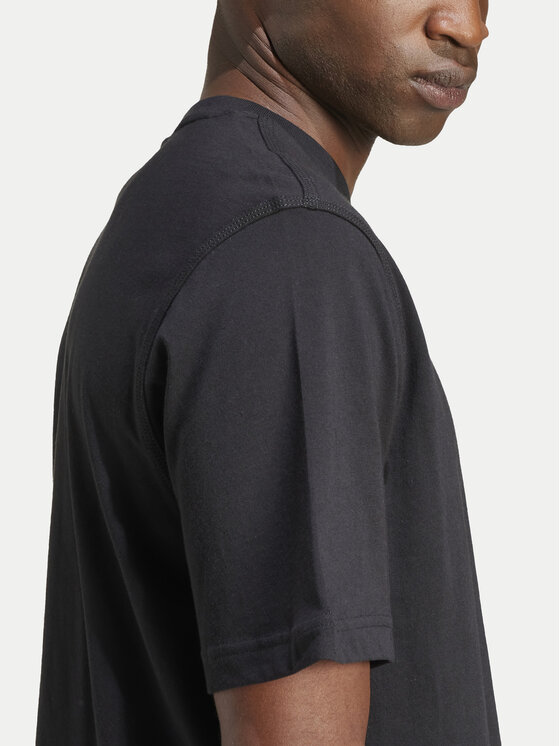 adidas adidas Футболка Trefoil Essentials JI8545 Чорний Regular Fit