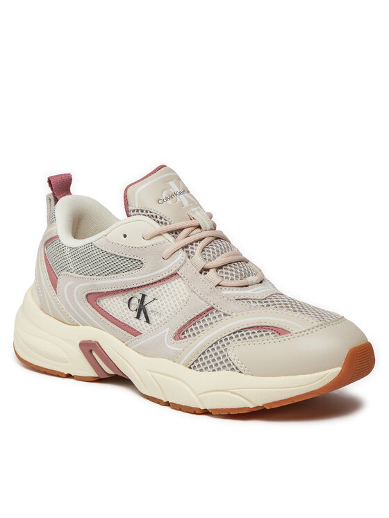 Calvin Klein Jeans Calvin Klein Jeans Superge Retro Tennis Su-Mesh Wn YW0YW00891 Bež
