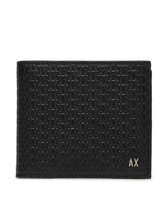 Férfi Nagyméretű férfi pénztárca Armani Exchange, Fekete, 958098 4R847 00020