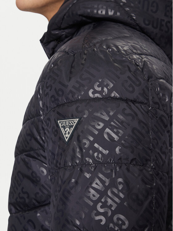 Guess Guess Pūkinė striukė M5RL45 WCQA2 Tamsiai mėlyna Regular Fit