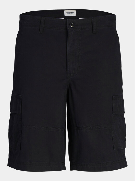 Jack & Jones Jack & Jones Szorty materiałowe Jpstcole 12253222 Czarny Loose Fit