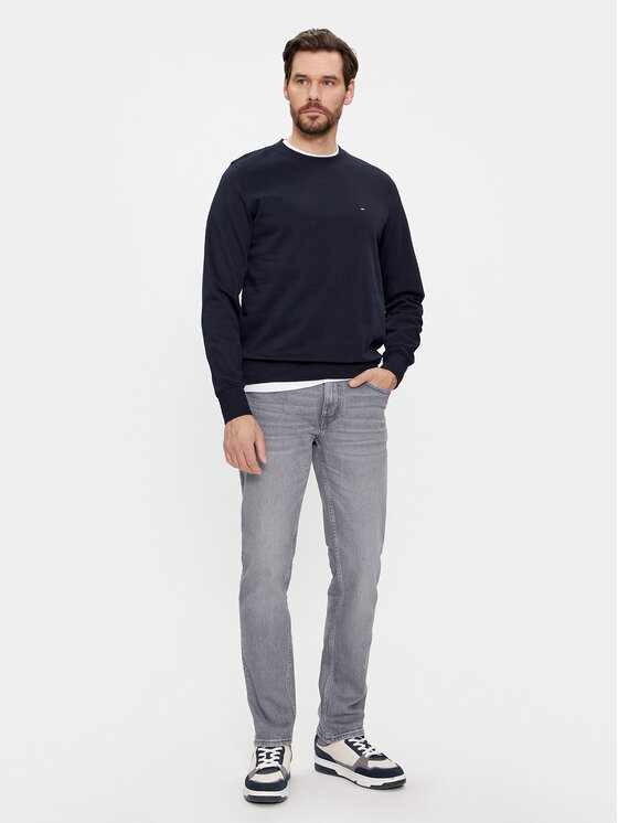 Tommy Hilfiger Tommy Hilfiger Džemperis Flag Logo MW0MW32735 Tamsiai mėlyna Regular Fit