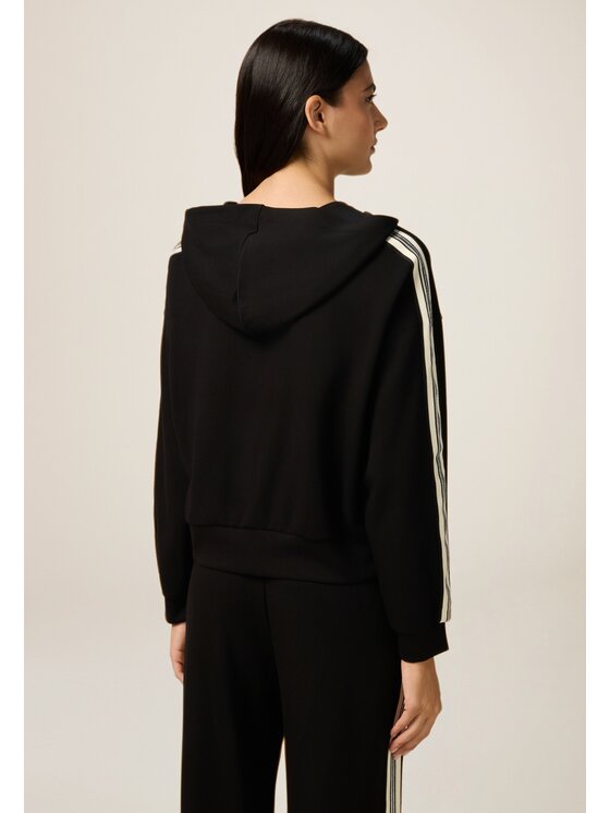 Oltre Oltre Felpa G963J004240N033 Nero Baggy Fit