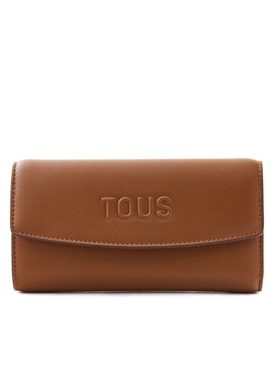 TOUS TOUS Velika ženska denarnica Pocket Tous Bloom 2002206343 Rjava