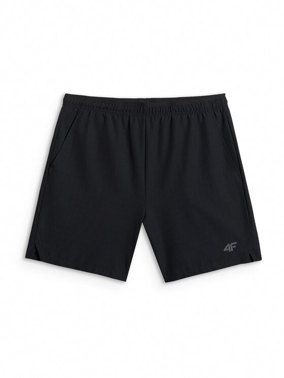 4F 4F Szorty sportowe ATHLETIC Czarny Regular Fit