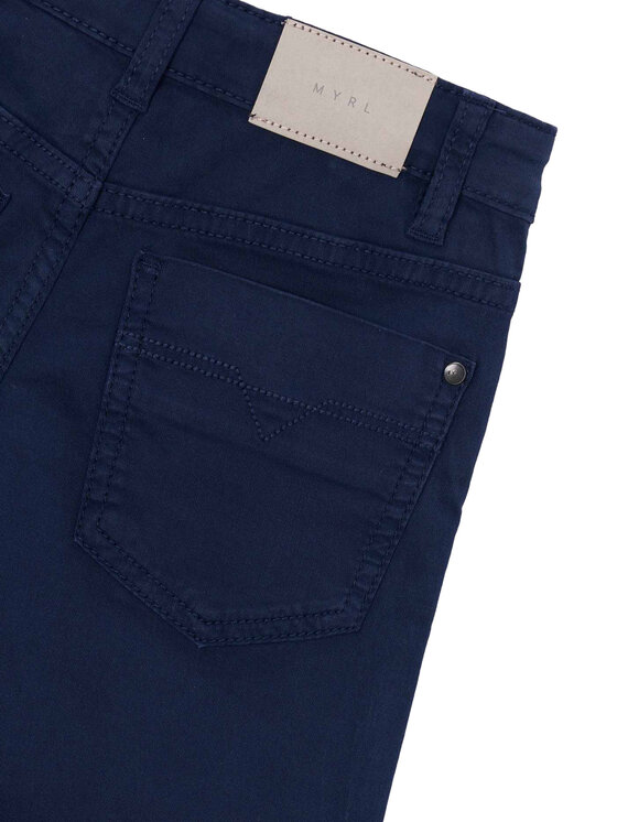 Mayoral Mayoral Pantalon scurți din material 204 Bleumarin Regular Fit