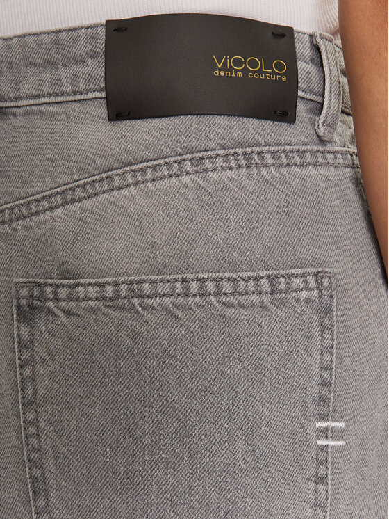 ViCOLO ViCOLO Džínsy DS0015 Sivá Regular Fit