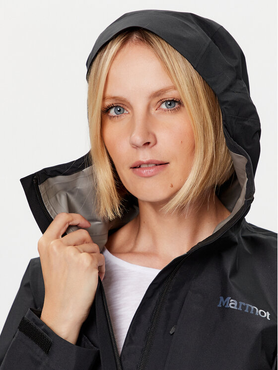 Marmot Marmot Kurtka przeciwdeszczowa Minimalist GORE-TEX Jacket M12683 Czarny Regular Fit