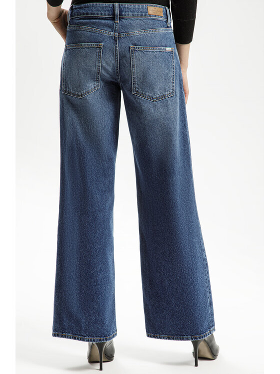 Cross Jeans Cross Jeans Jeansy P 540-016 Niebieski Wide Leg