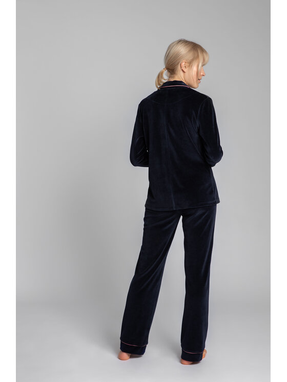 LaLupa LaLupa Bluzka LA007 Granatowy Comfortable Fit