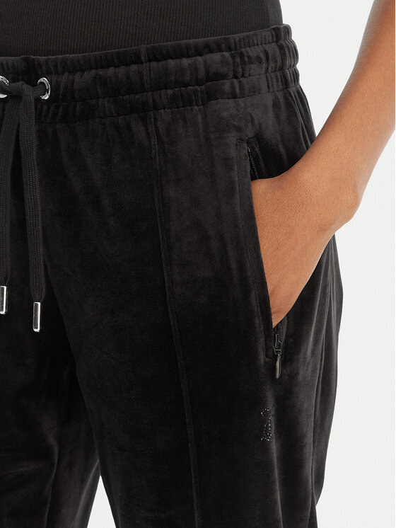 Juicy Couture Juicy Couture Jogginghose Tina JCWBJ126327 Schwarz Straight Leg