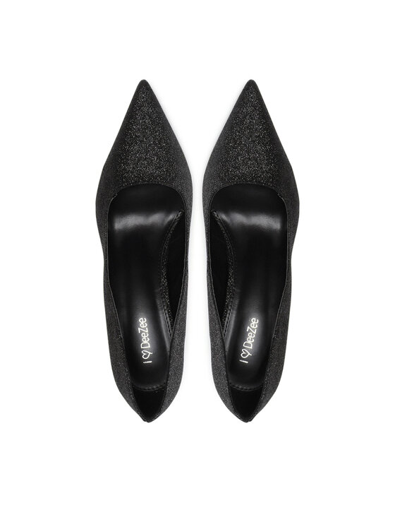 DeeZee DeeZee Pantofi cu toc subțire KL-F2108-4 Negru