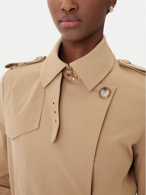 Rinascimento Rinascimento Trench CFC0124671003 Beige Regular Fit