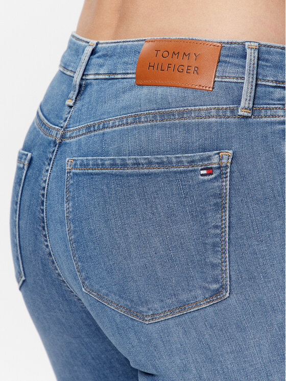 Tommy Hilfiger Tommy Hilfiger Džínsy Flex Como WW0WW34297 Modrá Skinny Fit