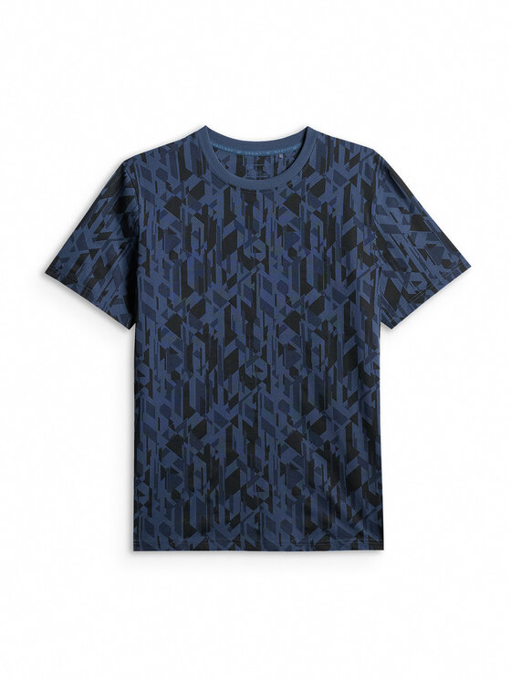 4F 4F T-Shirt ESSENTIALS Granatowy Regular Fit