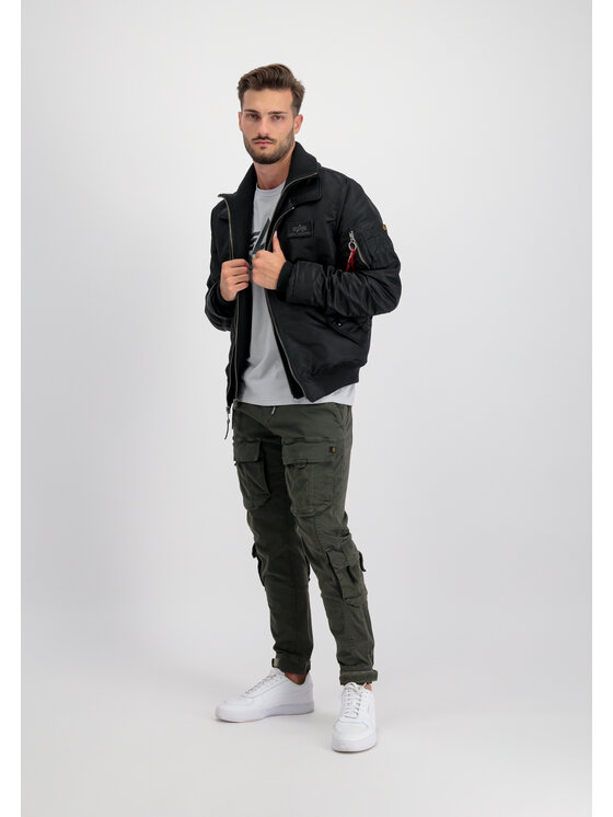 Alpha Industries Alpha Industries Яке бомбър CWU Jet Blast Bomber Jacket Черен Slim Fit