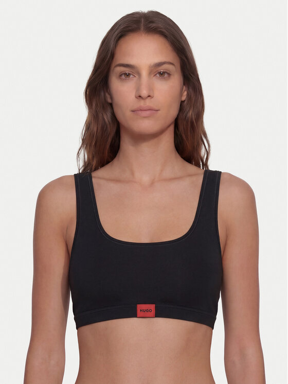 HUGO HUGO Krūšturis-tops Signature 50566598 Melns