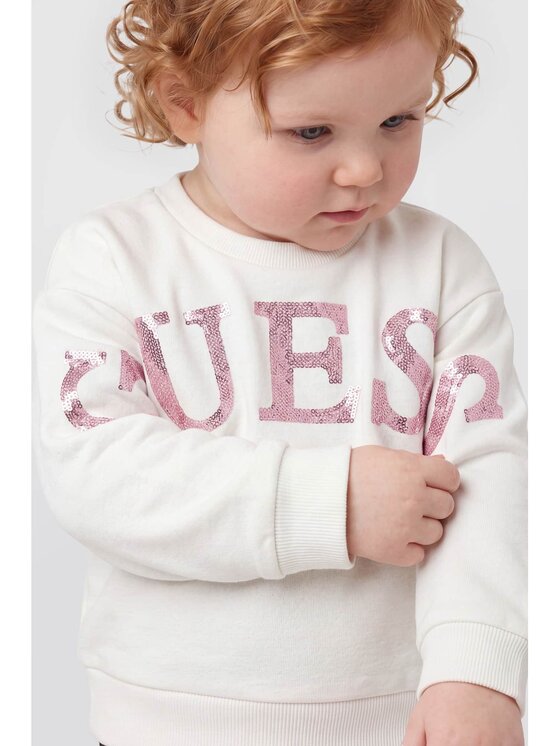 Guess Kids Guess Kids Svetr 185353 Bílá Classic Fit
