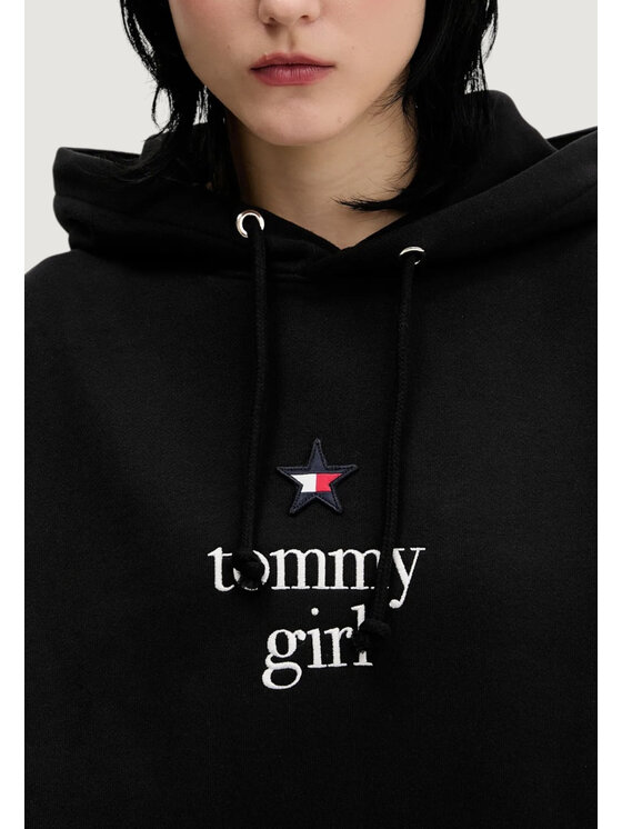 Tommy Jeans Tommy Jeans Μπλούζα DN0DN00099 Μαύρο Casual Fit