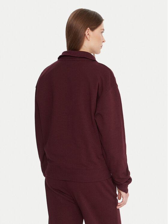 Tommy Hilfiger Tommy Hilfiger Džemperis ar kapuci UW0UW06078 Bordo Regular Fit