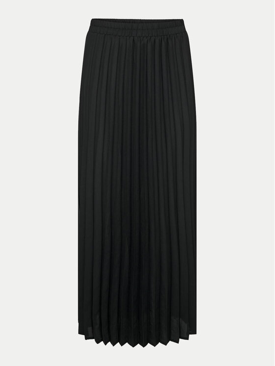 ONLY Plisovaná sukňa Ronja 15328314 Čierna Regular Fit