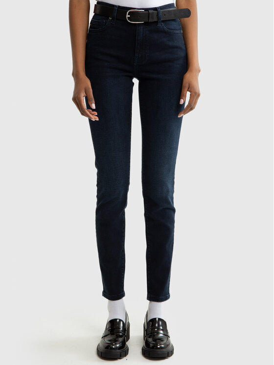 BIG STAR BIG STAR Jeansy ADELA Granatowy Skinny Fit