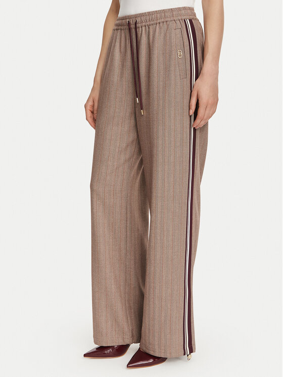 Liu Jo Sport Pantaloni din material TF6148 T692A Maro deschis Regular Fit