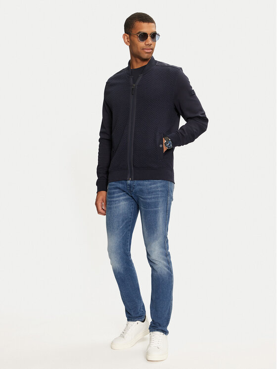 Pierre Cardin Pierre Cardin Džemperis ar kapuci C5 40479/000/4031 Tumši zils Regular Fit